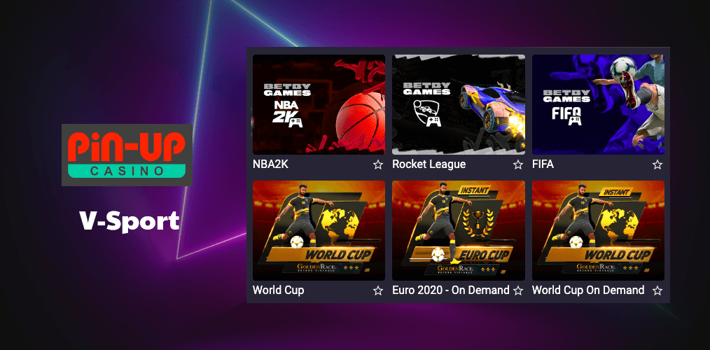 Pin-Up mərcində V-Sport Betting haqqında məlumat