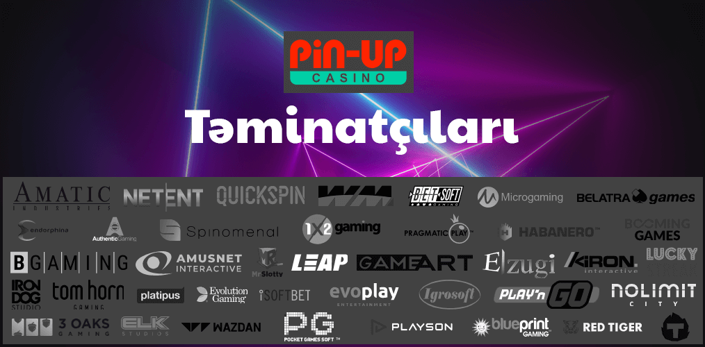 Pin Up Casino Oyunları Proqram Təminatçıları haqqında məlumat