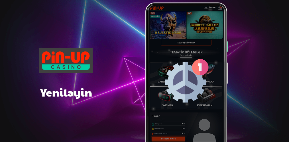 Pin Up apk proqramını ən son versiyaya yeniləmək üçün qısa təlimat